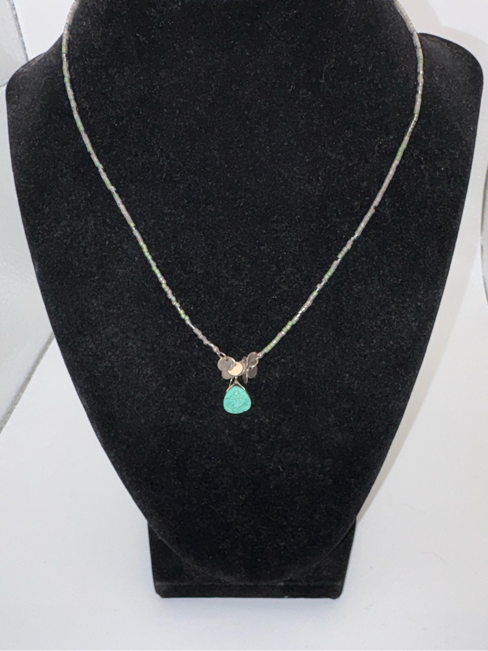 Vintage Silpada Sterling silver fresh glow seed bead Necklace - N2325